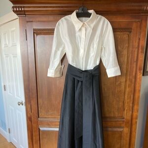 Rickie freeman Teri Jon gown silk taffeta size 14